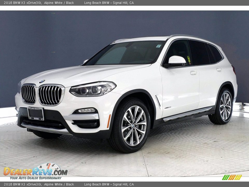 2018 BMW X3 xDrive30i Alpine White / Black Photo #12