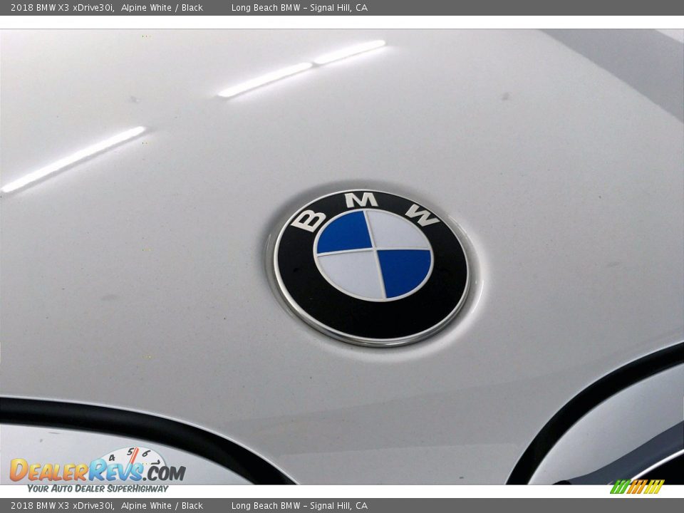 2018 BMW X3 xDrive30i Alpine White / Black Photo #33