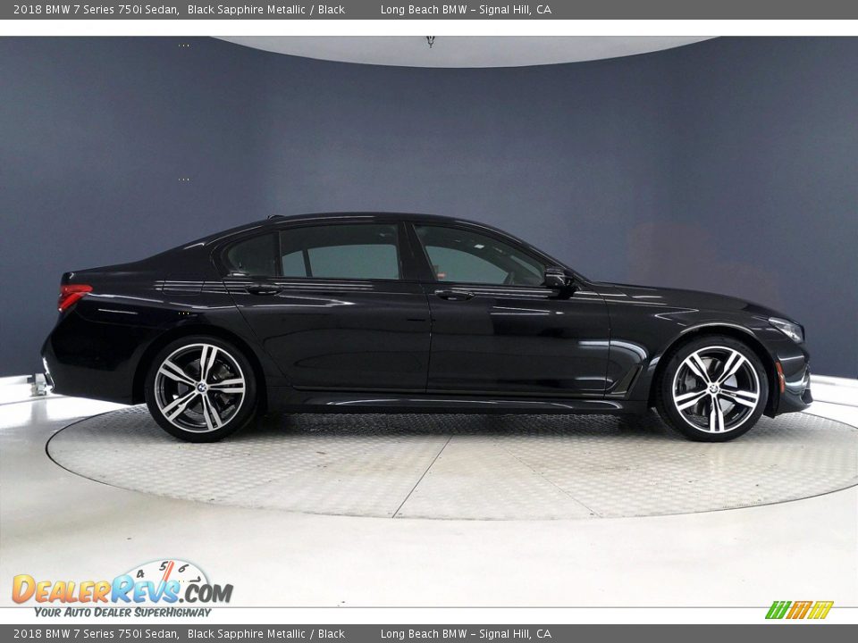 2018 BMW 7 Series 750i Sedan Black Sapphire Metallic / Black Photo #14