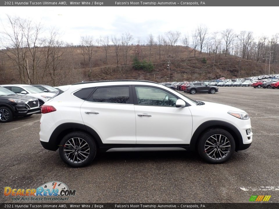 Winter White 2021 Hyundai Tucson Ulitimate AWD Photo #1