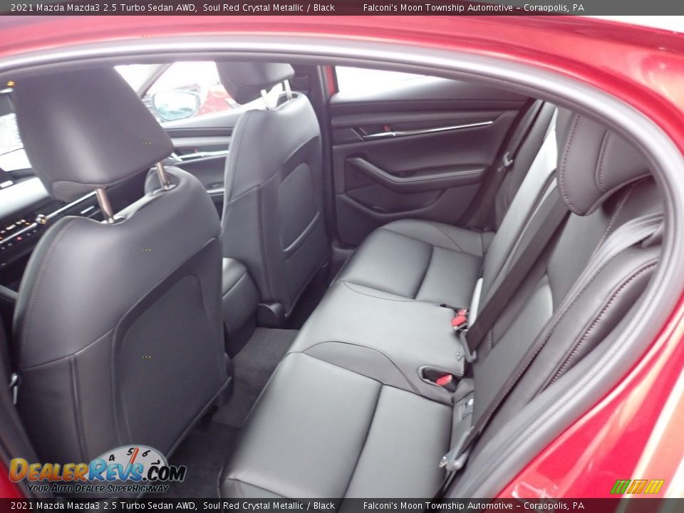 Rear Seat of 2021 Mazda Mazda3 2.5 Turbo Sedan AWD Photo #8