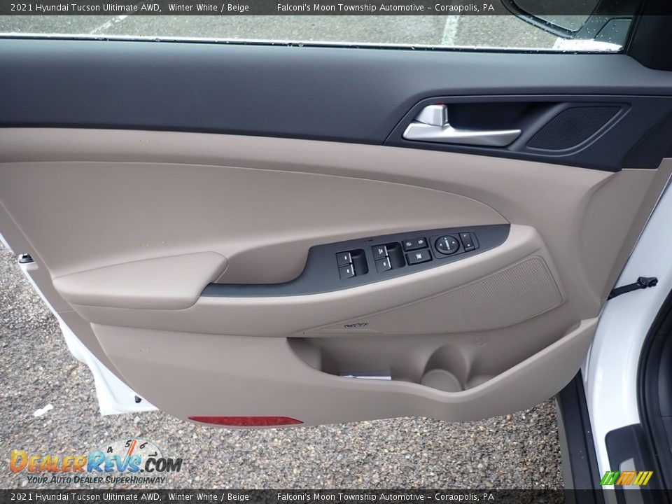 Door Panel of 2021 Hyundai Tucson Ulitimate AWD Photo #11
