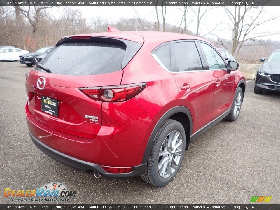 2021 Mazda CX-5 Grand Touring Reserve AWD Soul Red Crystal Metallic / Parchment Photo #2