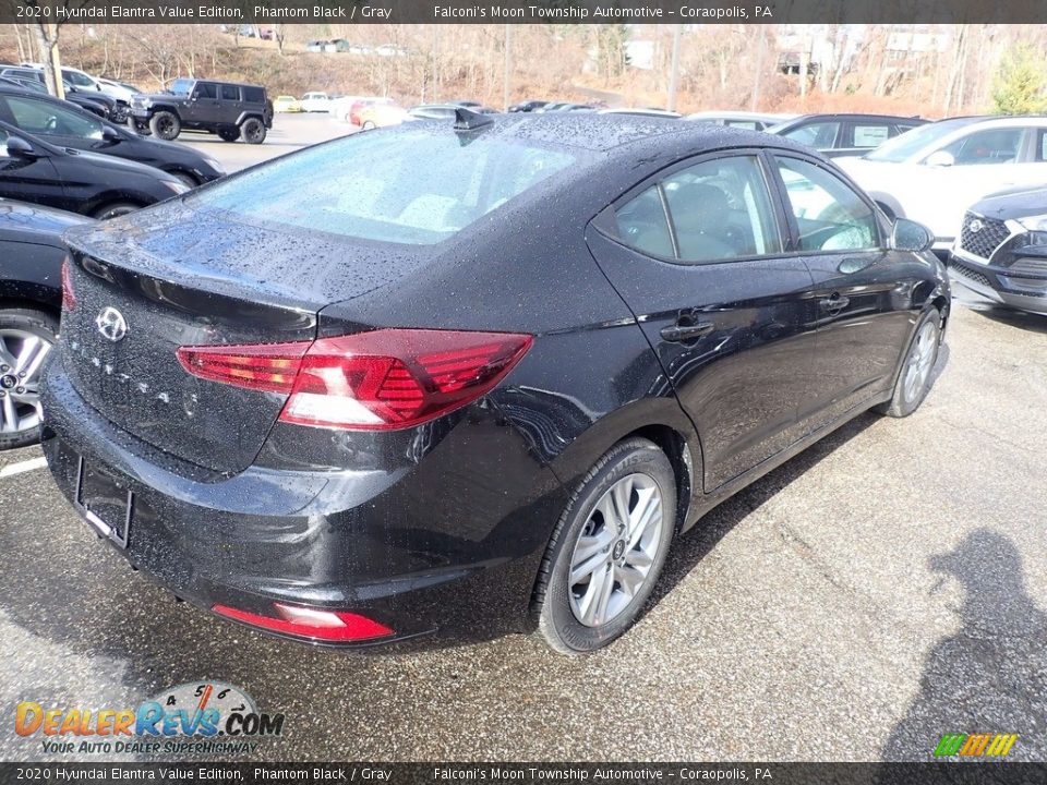 2020 Hyundai Elantra Value Edition Phantom Black / Gray Photo #2