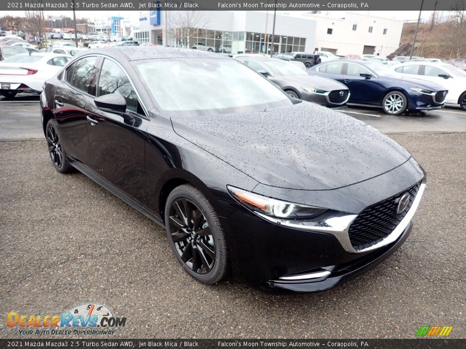 Front 3/4 View of 2021 Mazda Mazda3 2.5 Turbo Sedan AWD Photo #3