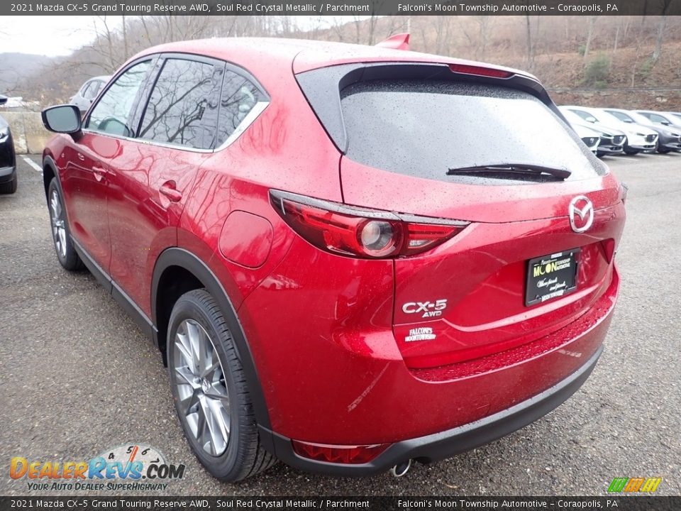 2021 Mazda CX-5 Grand Touring Reserve AWD Soul Red Crystal Metallic / Parchment Photo #6