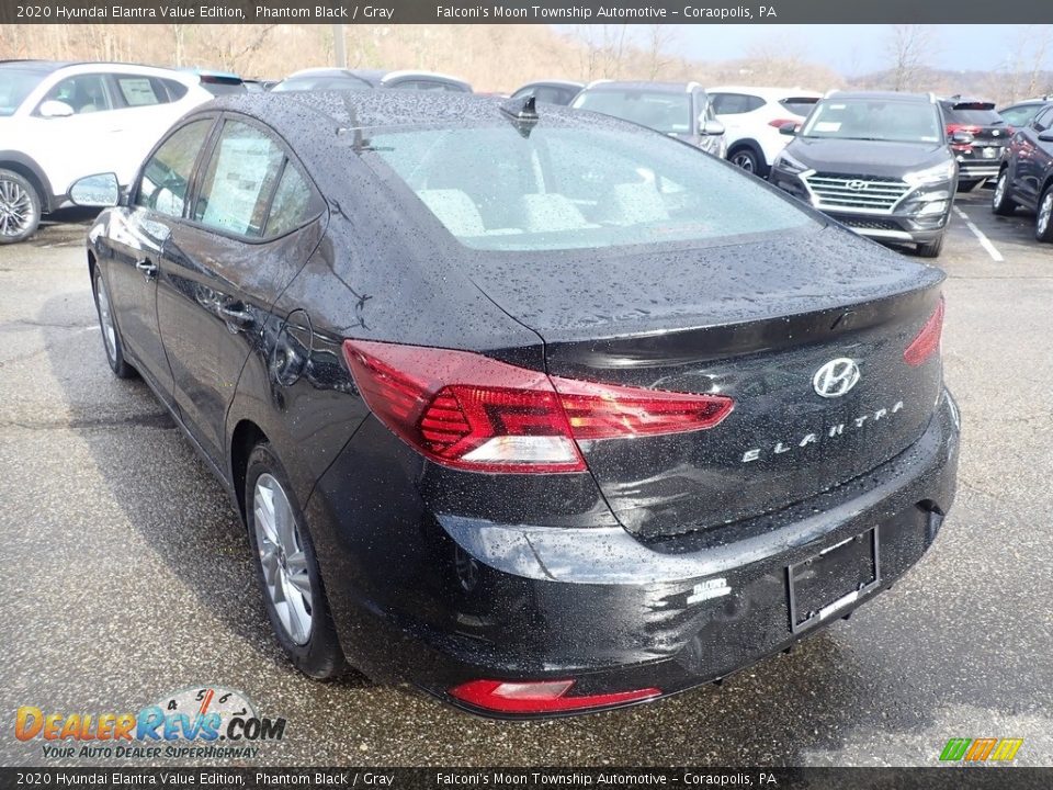 2020 Hyundai Elantra Value Edition Phantom Black / Gray Photo #6