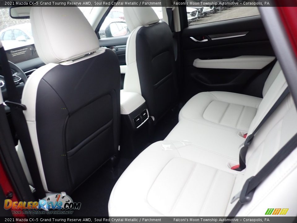 Rear Seat of 2021 Mazda CX-5 Grand Touring Reserve AWD Photo #8