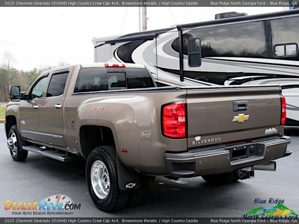 2015 Chevrolet Silverado 3500HD High Country Crew Cab 4x4 Brownstone Metallic / High Country Saddle Photo #3