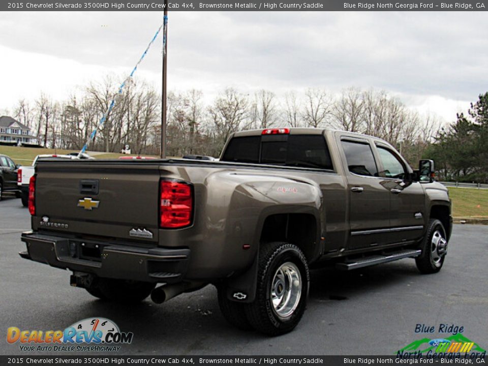 2015 Chevrolet Silverado 3500HD High Country Crew Cab 4x4 Brownstone Metallic / High Country Saddle Photo #5