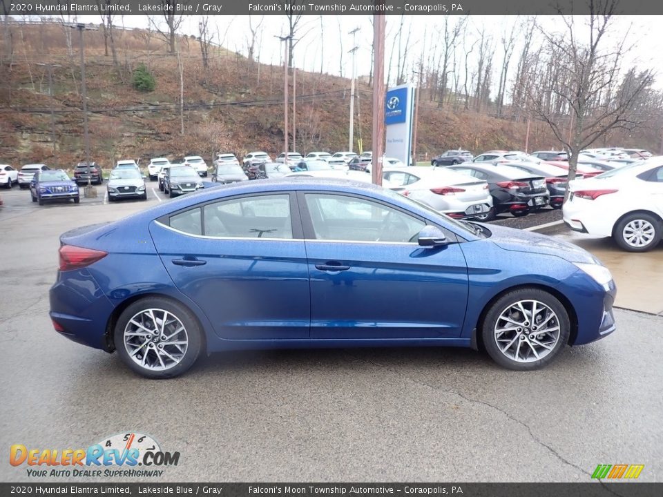 Lakeside Blue 2020 Hyundai Elantra Limited Photo #1