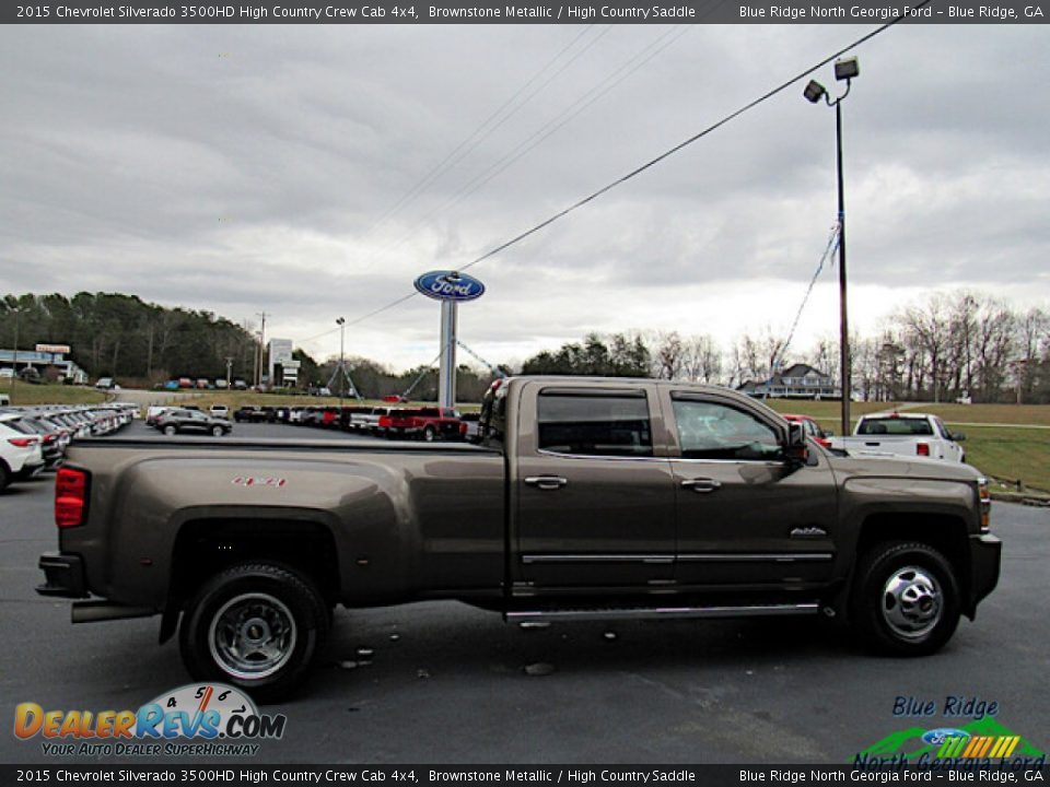 2015 Chevrolet Silverado 3500HD High Country Crew Cab 4x4 Brownstone Metallic / High Country Saddle Photo #6