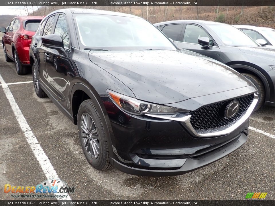 2021 Mazda CX-5 Touring AWD Jet Black Mica / Black Photo #3