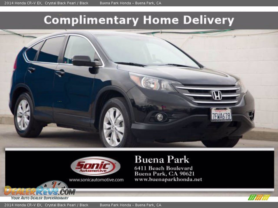 2014 Honda CR-V EX Crystal Black Pearl / Black Photo #1