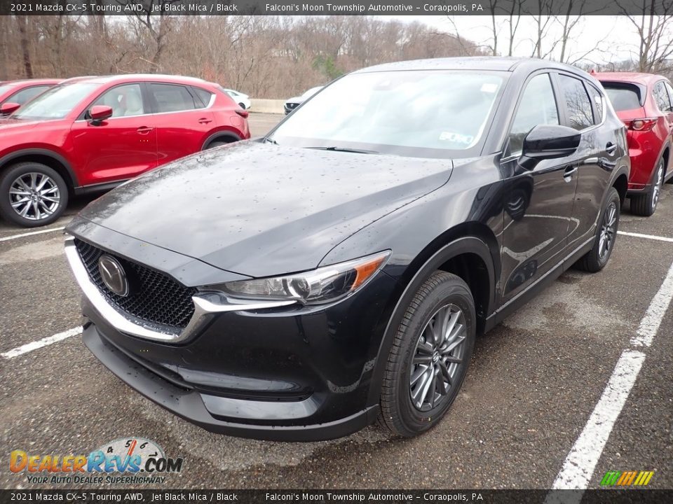 2021 Mazda CX-5 Touring AWD Jet Black Mica / Black Photo #5