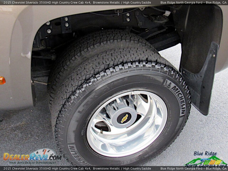 2015 Chevrolet Silverado 3500HD High Country Crew Cab 4x4 Brownstone Metallic / High Country Saddle Photo #9