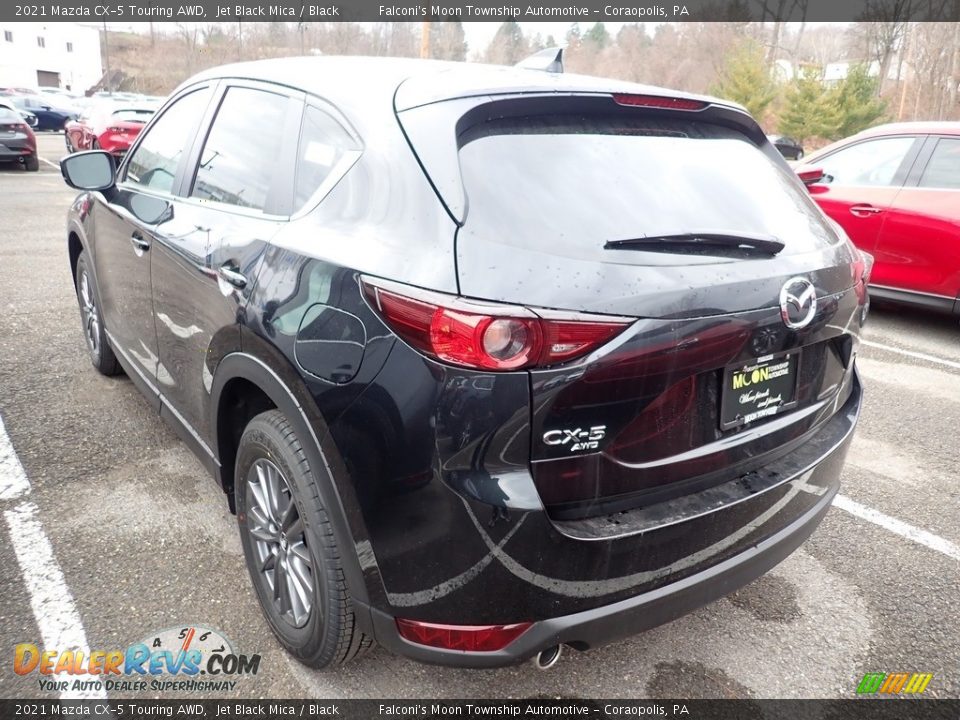 2021 Mazda CX-5 Touring AWD Jet Black Mica / Black Photo #6