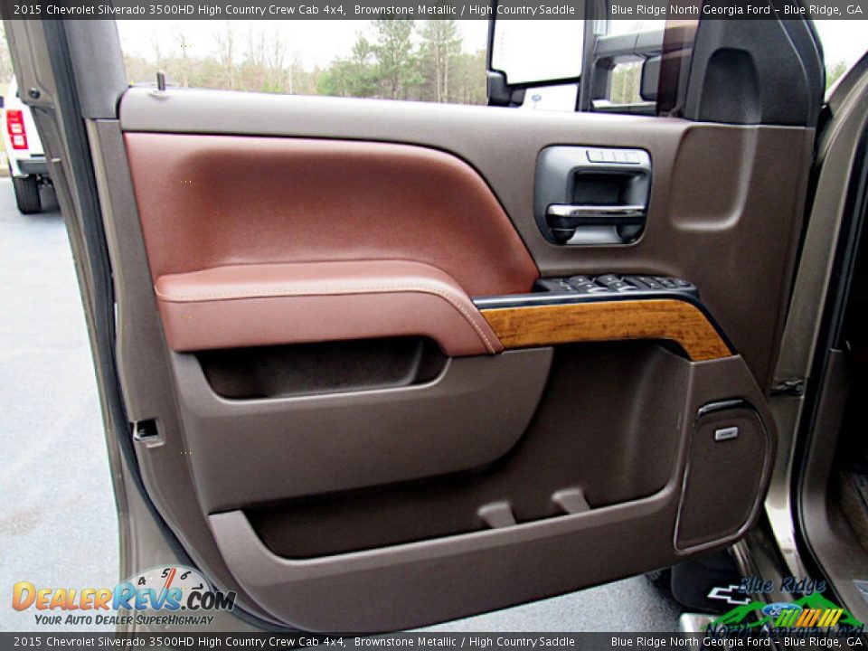 2015 Chevrolet Silverado 3500HD High Country Crew Cab 4x4 Brownstone Metallic / High Country Saddle Photo #10