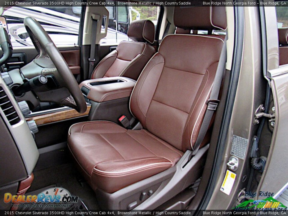 2015 Chevrolet Silverado 3500HD High Country Crew Cab 4x4 Brownstone Metallic / High Country Saddle Photo #11