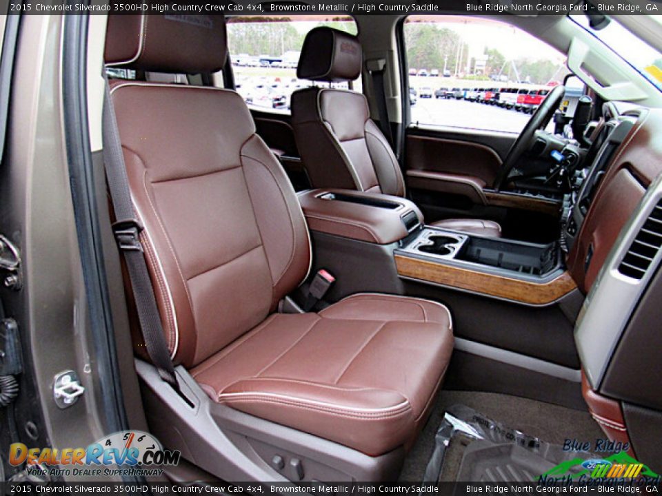2015 Chevrolet Silverado 3500HD High Country Crew Cab 4x4 Brownstone Metallic / High Country Saddle Photo #12