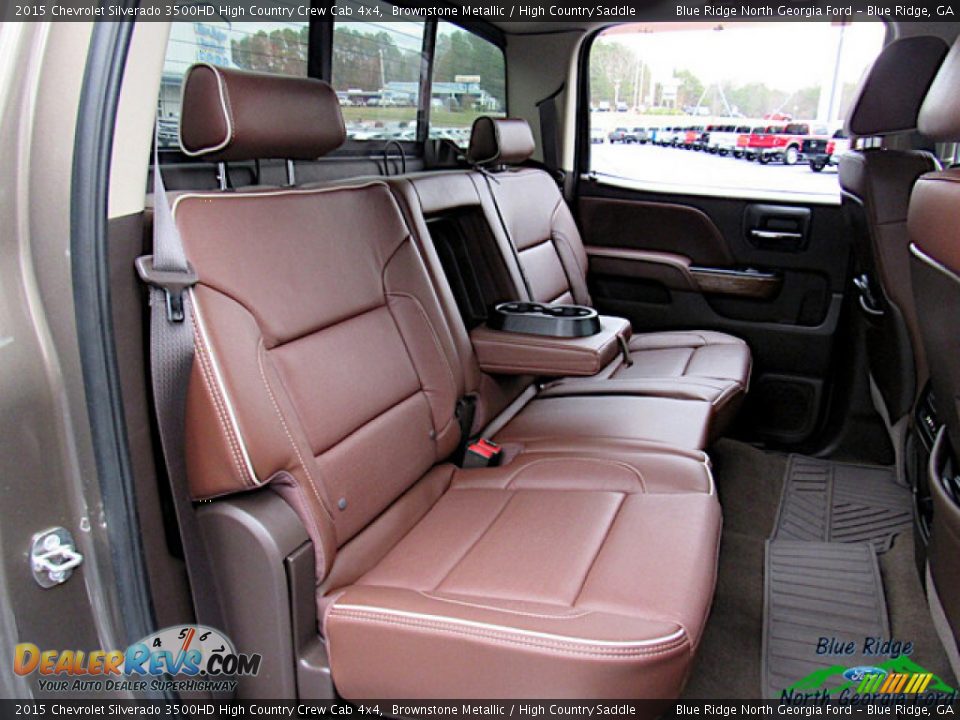 2015 Chevrolet Silverado 3500HD High Country Crew Cab 4x4 Brownstone Metallic / High Country Saddle Photo #13