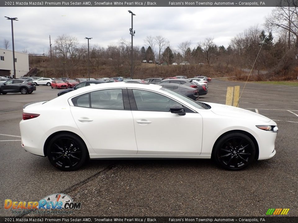 Snowflake White Pearl Mica 2021 Mazda Mazda3 Premium Plus Sedan AWD Photo #1