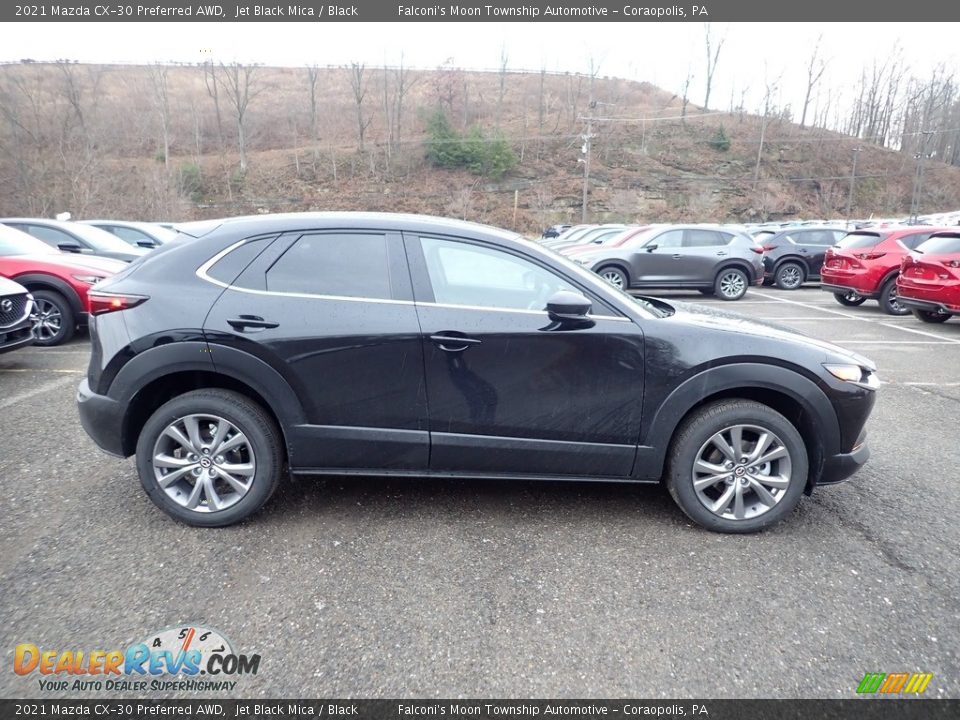 2021 Mazda CX-30 Preferred AWD Jet Black Mica / Black Photo #1