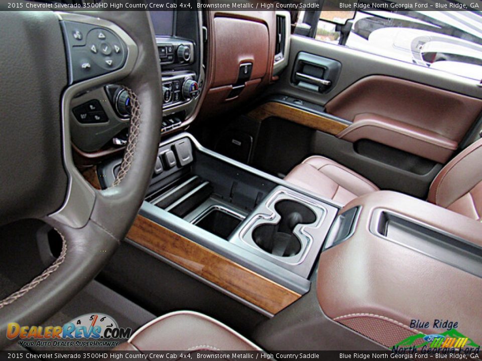 2015 Chevrolet Silverado 3500HD High Country Crew Cab 4x4 Brownstone Metallic / High Country Saddle Photo #26