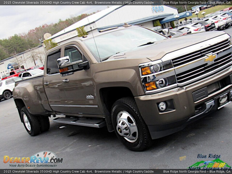 2015 Chevrolet Silverado 3500HD High Country Crew Cab 4x4 Brownstone Metallic / High Country Saddle Photo #29