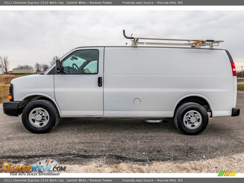 2011 Chevrolet Express 2500 Work Van Summit White / Medium Pewter Photo #13