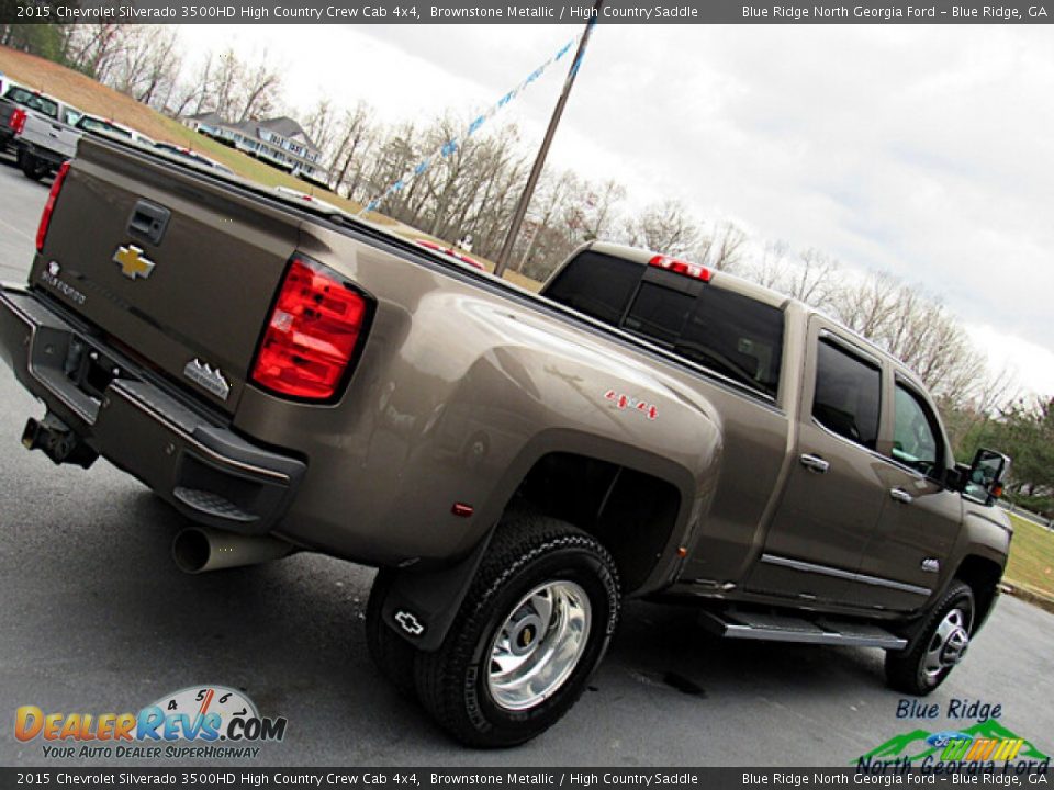 2015 Chevrolet Silverado 3500HD High Country Crew Cab 4x4 Brownstone Metallic / High Country Saddle Photo #30