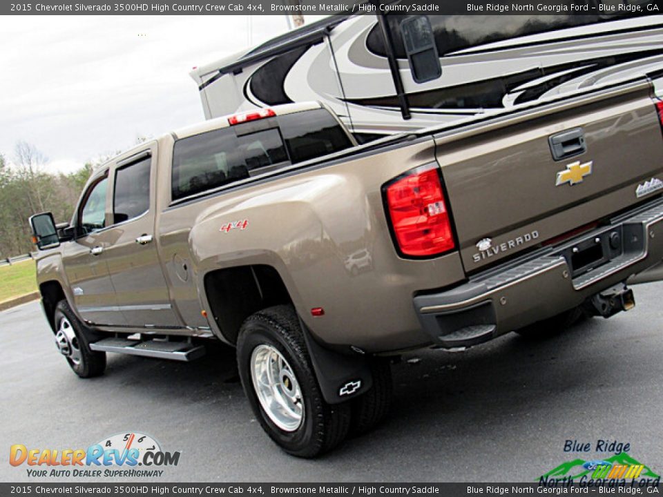 2015 Chevrolet Silverado 3500HD High Country Crew Cab 4x4 Brownstone Metallic / High Country Saddle Photo #31