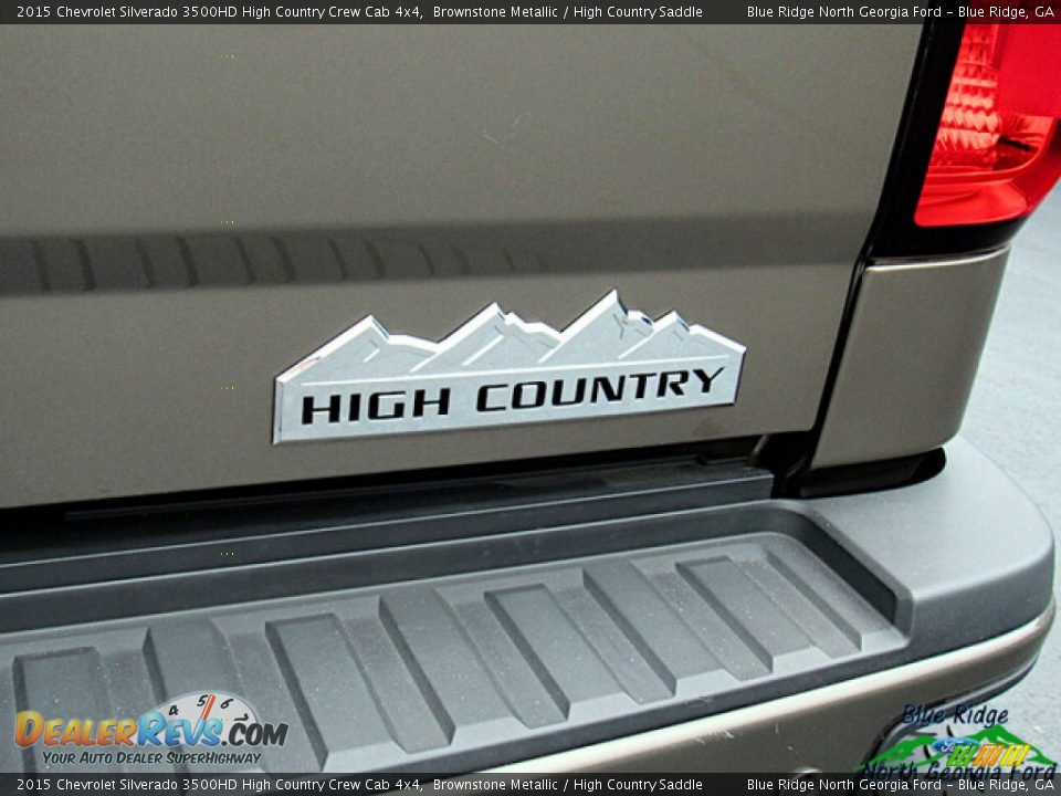 2015 Chevrolet Silverado 3500HD High Country Crew Cab 4x4 Brownstone Metallic / High Country Saddle Photo #32