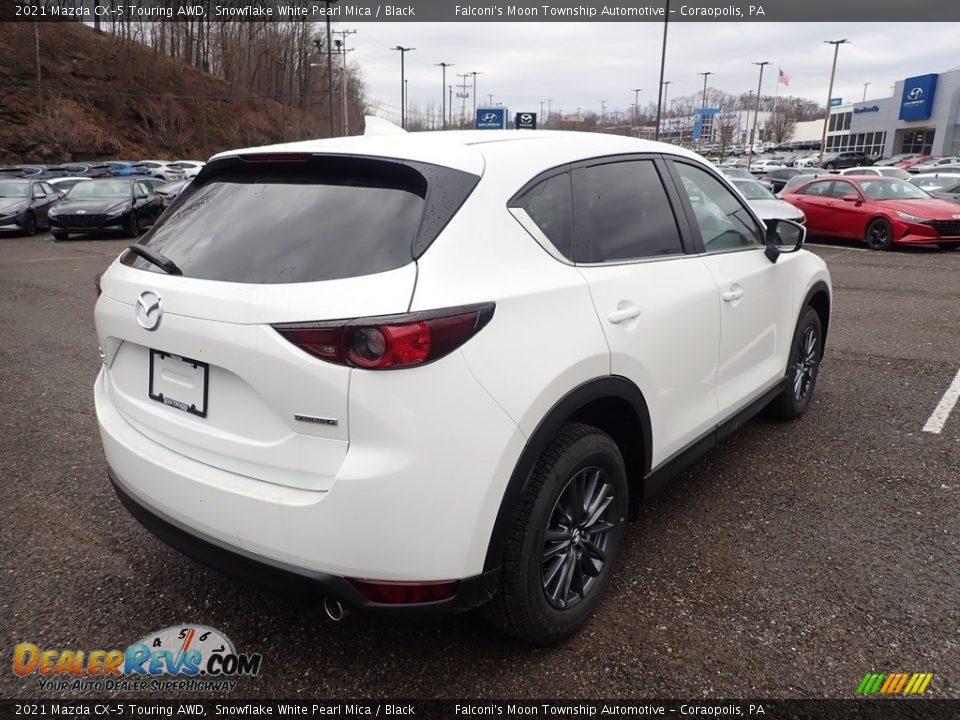 2021 Mazda CX-5 Touring AWD Snowflake White Pearl Mica / Black Photo #2