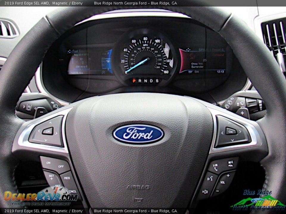 2019 Ford Edge SEL AWD Magnetic / Ebony Photo #17