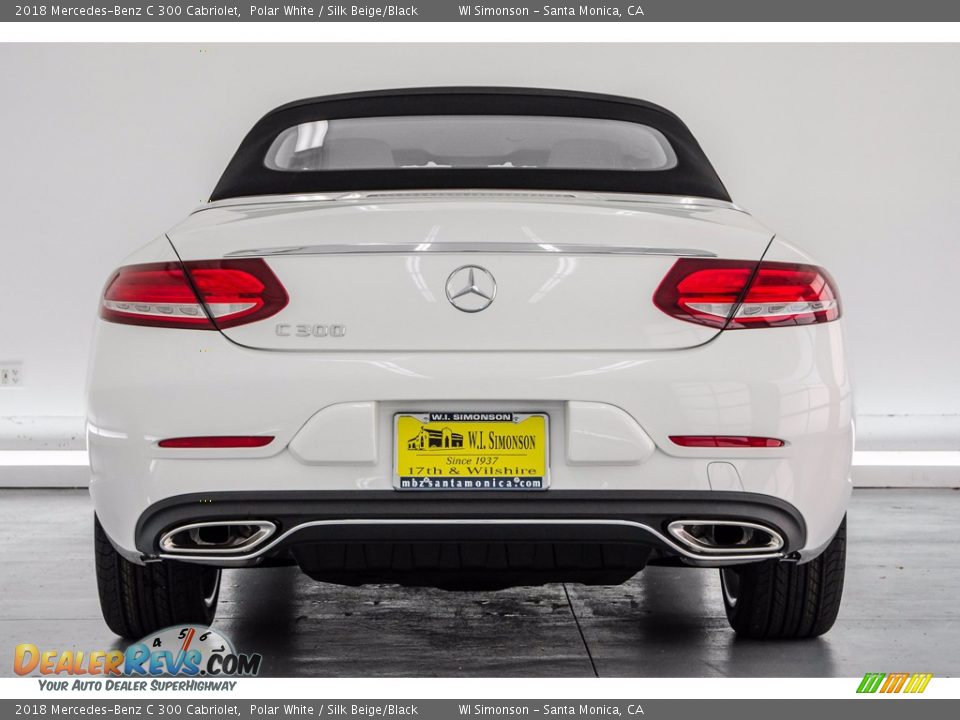 2018 Mercedes-Benz C 300 Cabriolet Polar White / Silk Beige/Black Photo #4