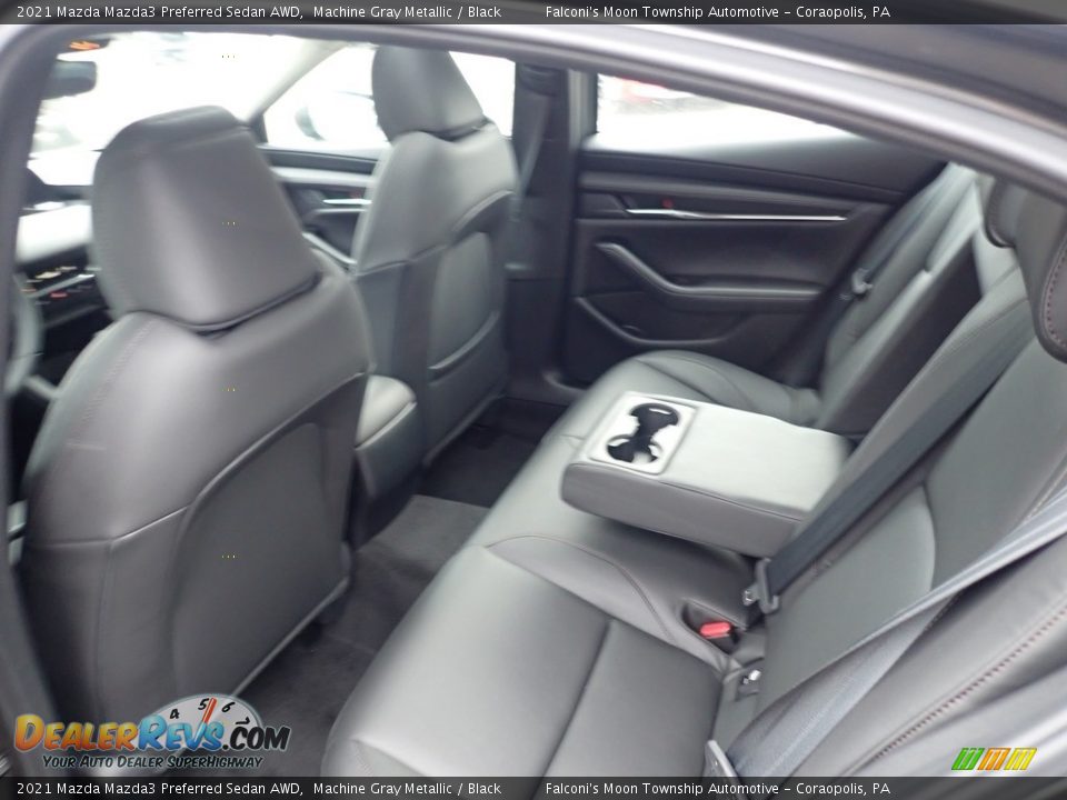 2021 Mazda Mazda3 Preferred Sedan AWD Machine Gray Metallic / Black Photo #8