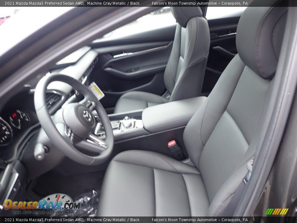 2021 Mazda Mazda3 Preferred Sedan AWD Machine Gray Metallic / Black Photo #10