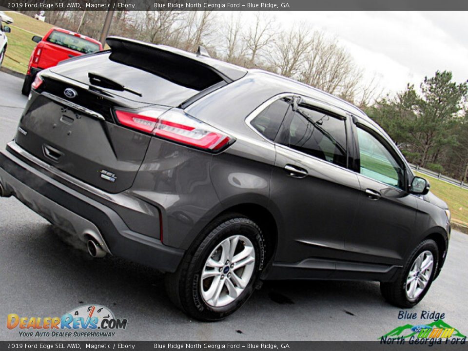 2019 Ford Edge SEL AWD Magnetic / Ebony Photo #27