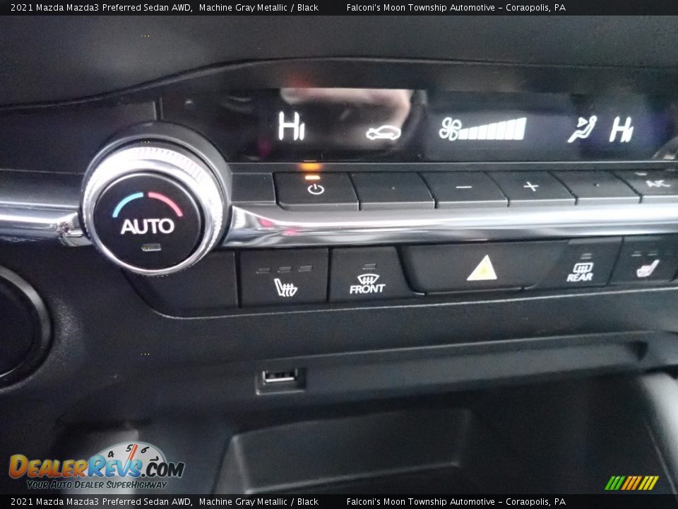 2021 Mazda Mazda3 Preferred Sedan AWD Machine Gray Metallic / Black Photo #15