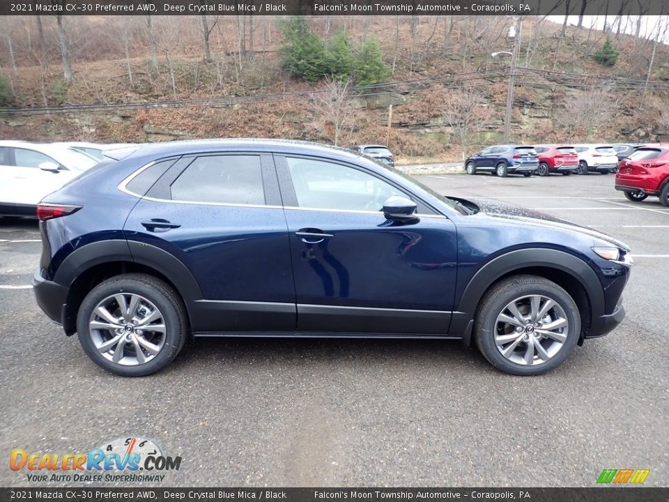 Deep Crystal Blue Mica 2021 Mazda CX-30 Preferred AWD Photo #1