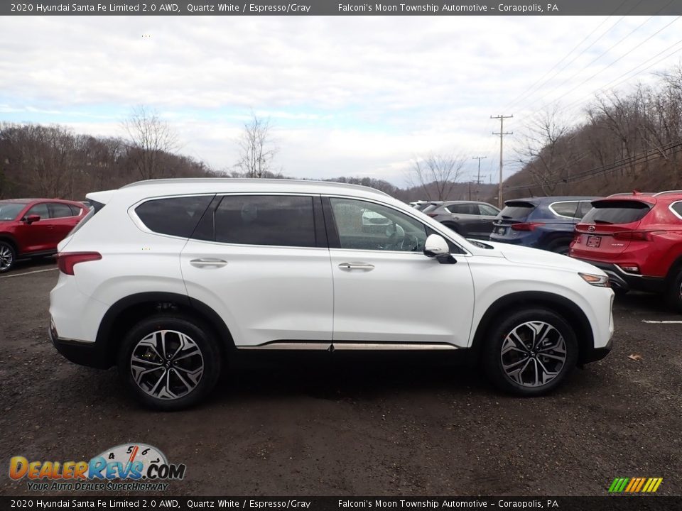 Quartz White 2020 Hyundai Santa Fe Limited 2.0 AWD Photo #1