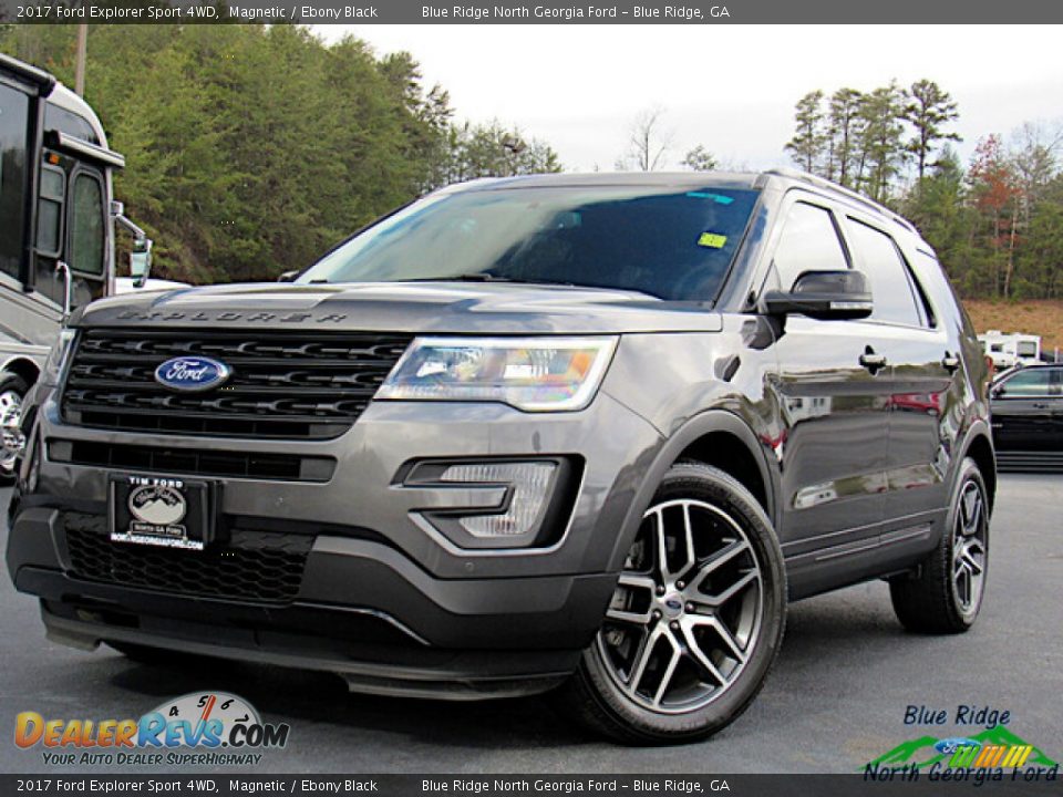 2017 Ford Explorer Sport 4WD Magnetic / Ebony Black Photo #1