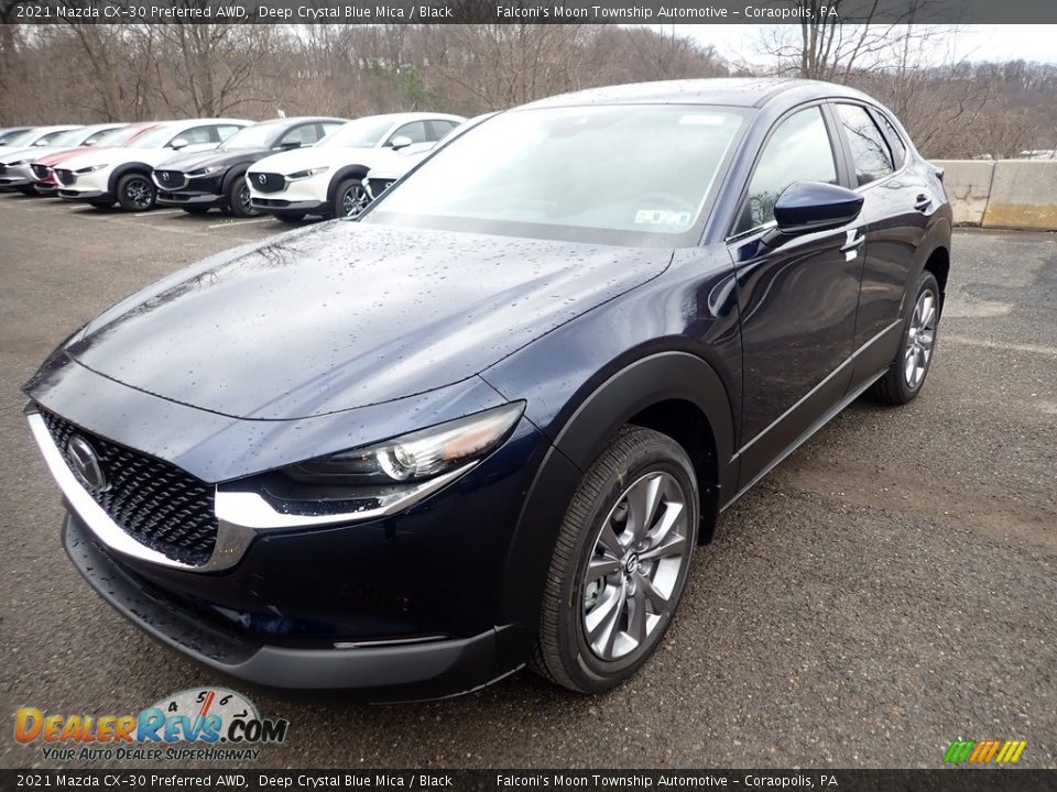 Front 3/4 View of 2021 Mazda CX-30 Preferred AWD Photo #5