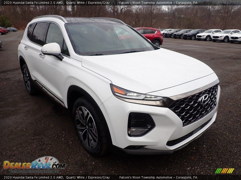 Front 3/4 View of 2020 Hyundai Santa Fe Limited 2.0 AWD Photo #3