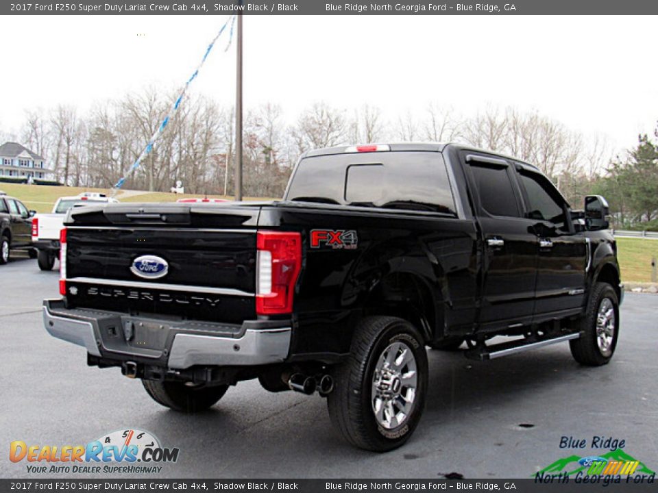 2017 Ford F250 Super Duty Lariat Crew Cab 4x4 Shadow Black / Black Photo #5
