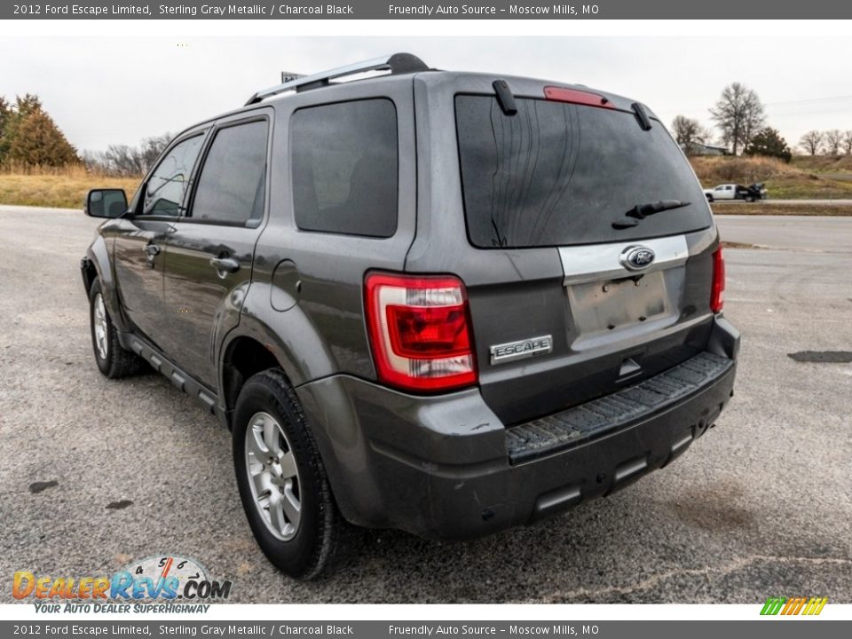2012 Ford Escape Limited Sterling Gray Metallic / Charcoal Black Photo #6