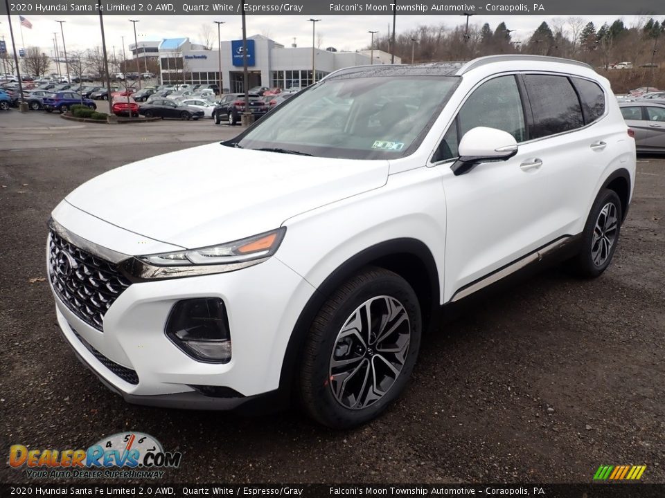 Quartz White 2020 Hyundai Santa Fe Limited 2.0 AWD Photo #5