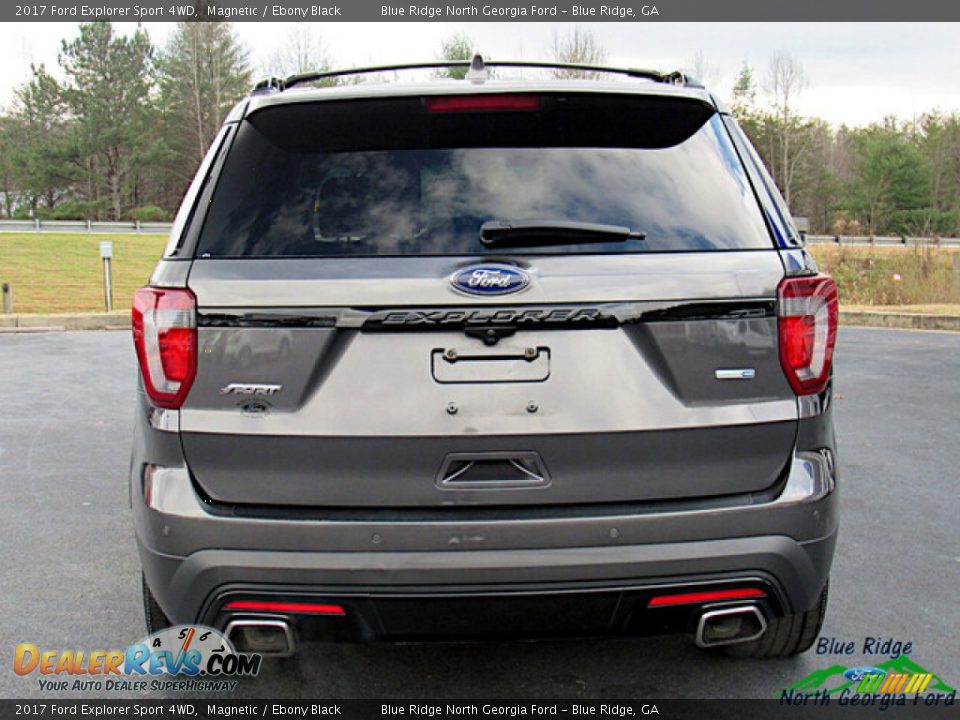 2017 Ford Explorer Sport 4WD Magnetic / Ebony Black Photo #4