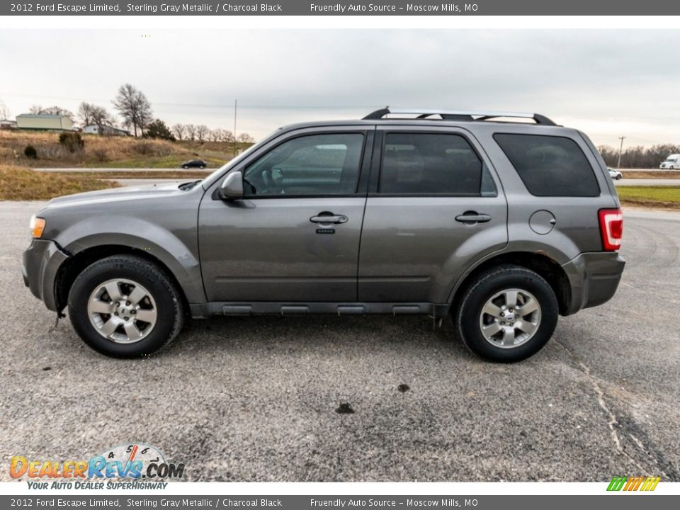 2012 Ford Escape Limited Sterling Gray Metallic / Charcoal Black Photo #7